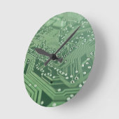 Computer-Techie-Acryluhr Runde Wanduhr (Winkel)