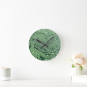Computer-Techie-Acryluhr Runde Wanduhr (Zuhause)