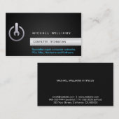 COMPUTER TECHNICIAN VISITENKARTE (Vorne/Hinten)