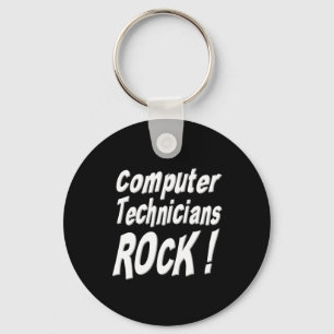 Computer-Techniker-Felsen! Schlüsselanhänger