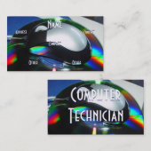 Computer-Techniker-Visitenkarte Visitenkarte (Vorne/Hinten)