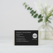 Computer-Trainings-Visitenkarten Visitenkarte (Stehend Vorderseite)