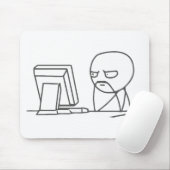 Computer-Typ Meme - Mousepad (Mit Mouse)
