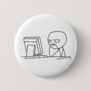 Computer-Typ Meme - Pinback Knopf Button
