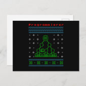 Computer Ugge Weihnachts-Geschenk Postkarte (Vorne/Hinten)