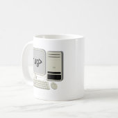 Computer-Umarmungs-Tasse Kaffeetasse (Vorderseite Links)