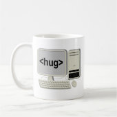 Computer-Umarmungs-Tasse Kaffeetasse (Links)