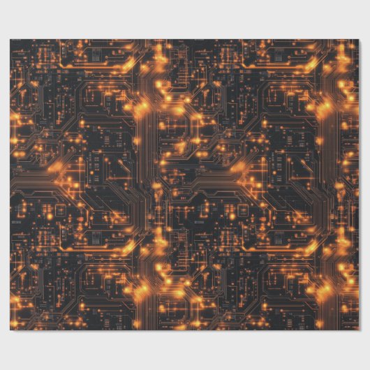 Computer und Elektronik Geschenkpapier (Flach)