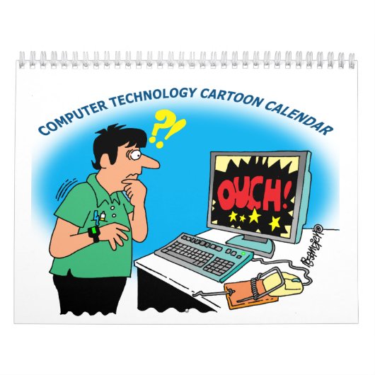COMPUTER-UND TECHNOLOGIE-CARTOON-KALENDER KALENDER (Titelbild)