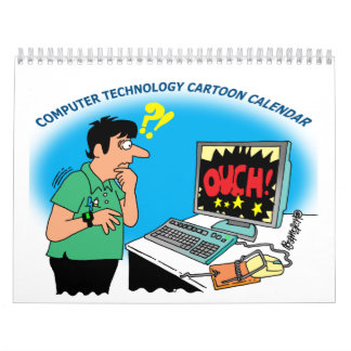 COMPUTER-UND TECHNOLOGIE-CARTOON-KALENDER KALENDER