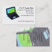 Computer und Technologie-Visitenkarte Visitenkarte (Vorne/Hinten)