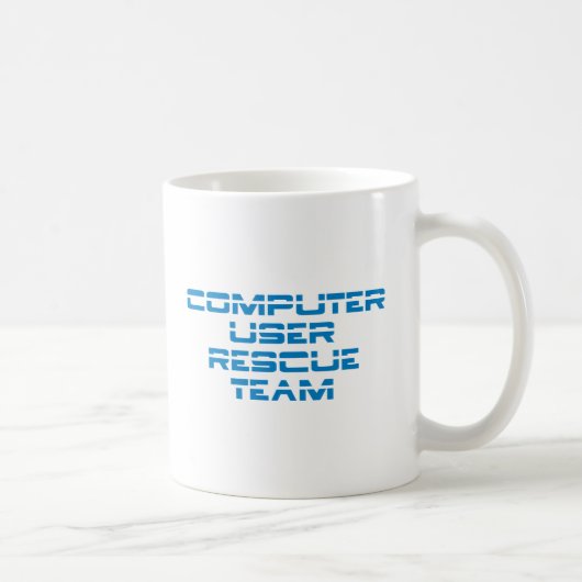 Computer User Rescue Team Kaffeetasse (Rechts)