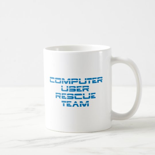 Computer User Rescue Team Kaffeetasse