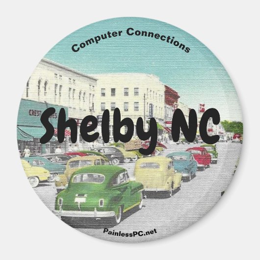 Computer-Verbindungen Shelby NC Magnet (Vorne)