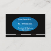 Computer-Verkäufe u. Reparatur Visitenkarte (Rückseite)