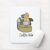 Computer Verrückter Mousepad (Mit Mouse)