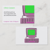 Computer Visitenkarte (Vorne/Hinten)