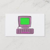 Computer Visitenkarte (Rückseite)