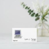 Computer Visitenkarte (Stehend Vorderseite)