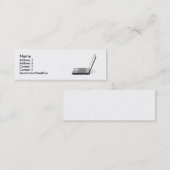 Computer-Visitenkarte Mini Visitenkarte (Vorne/Hinten)