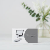 Computer-Visitenkarte Visitenkarte (Stehend Vorderseite)