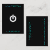 Computer-Visitenkarte Visitenkarte (Vorne/Hinten)