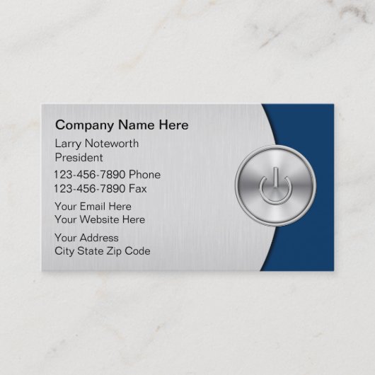 Computer-Visitenkarten Visitenkarte (Vorderseite)