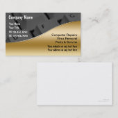 Computer-Visitenkarten Visitenkarte (Vorne/Hinten)