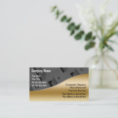 Computer-Visitenkarten Visitenkarte (Stehend Vorderseite)