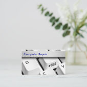 Computer-Visitenkarten Visitenkarte (Stehend Vorderseite)