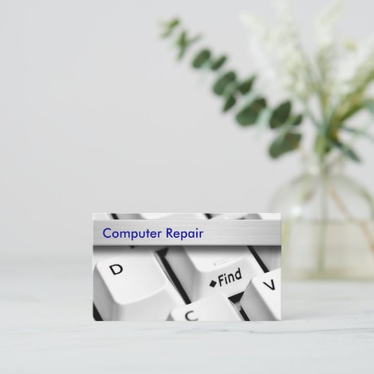 Computer-Visitenkarten Visitenkarte (Stehend Vorderseite)