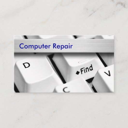 Computer-Visitenkarten Visitenkarte (Vorderseite)