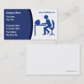 Computer-Visitenkarten Visitenkarte (Vorne/Hinten)