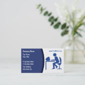 Computer-Visitenkarten Visitenkarte (Stehend Vorderseite)