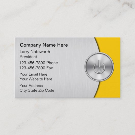 Computer-Visitenkarten Visitenkarte (Vorderseite)