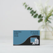 Computer-Visitenkarten Visitenkarte (Stehend Vorderseite)