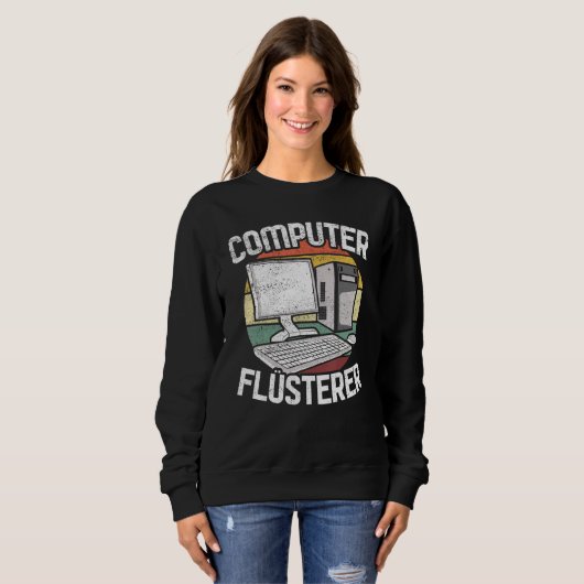 Computer Whisper Computer Computer Computer Scienc Sweatshirt (Vorne ganz)