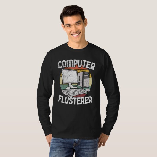 Computer Whisper Computer Computer Computer Scienc T-Shirt (Vorne ganz)
