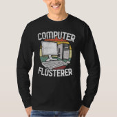 Computer Whisper Computer Computer Computer Scienc T-Shirt (Vorderseite)