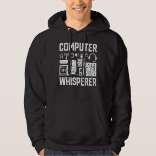 Computer Whispere IT Techniker Nerd Geek Geeky Hoodie