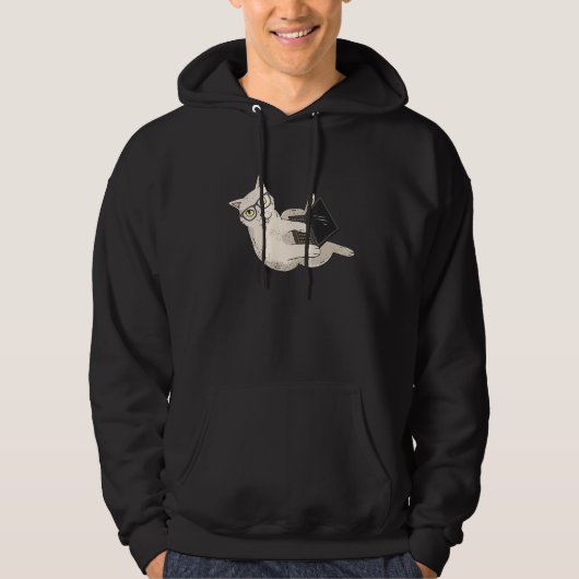 Computer Whisperer Cat It Beruflich Engineer Hoodie (Vorderseite)