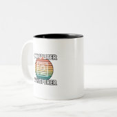 Computer Whisperer Coding IT Spaß Zweifarbige Tasse (Vorderseite Links)