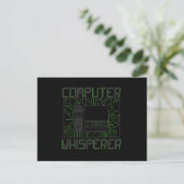Computer-Whisperer des technischen Supports Postkarte (Stehend Vorderseite)