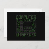 Computer-Whisperer des technischen Supports Postkarte (Vorne/Hinten)