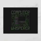Computer-Whisperer des technischen Supports Postkarte (Vorderseite)