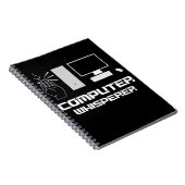 Computer Whisperer Funny Gamer IT Admin Programmer Notizblock (Rechte Seite)