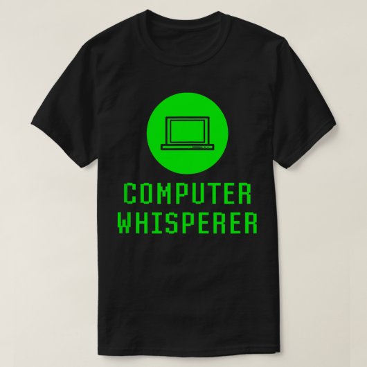 Computer Whisperer Funny Tech Reparatur Geek Suppo T-Shirt (Design vorne)