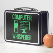 Computer Whisperer IT Tech Software Programmer Metall Brotdose (Beispiel)
