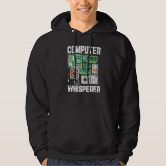 Computer Whisperer IT Techniker Grafik Hoodie