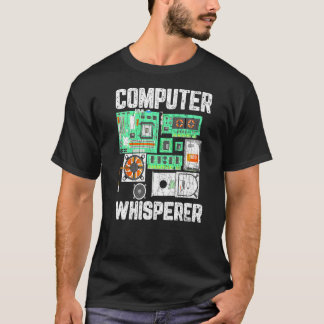 Computer Whisperer IT Techniker Grafik T-Shirt